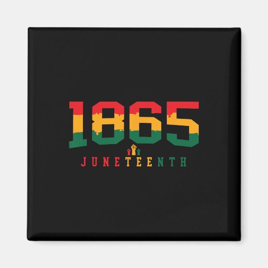 ジューンティーシス 黒人の自由を祝う 1865年 歴史 モ マグネット (正面)