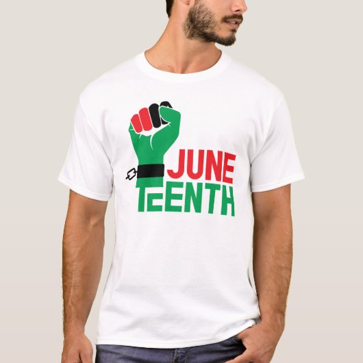 ジューンティーシス 1865 解放の日 Tシャツ (正面)