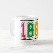 ジューンティーゼenth - 黒人の歴史 コーヒーマグカップ (正面左)