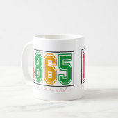 ジューンティーゼenth - 黒人の歴史 コーヒーマグカップ (正面左)