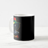 ジューンティーンスの女性用Tシャツ コーヒーマグカップ (正面左)