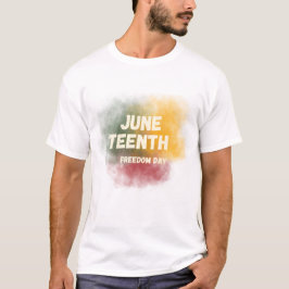 ジューンティーンスフリーダムデイカラフルスモークグラフィックTシャツ Tシャツ