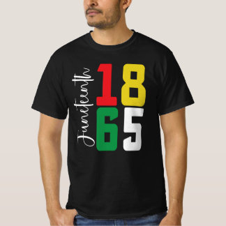ジューンティーンスフリーダムデー ブラックヒストリーお祝い Tシャツ