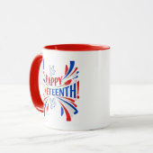 ジューンティーンス祝賀コーヒーマグ (11 oz.) マグカップ (正面左)