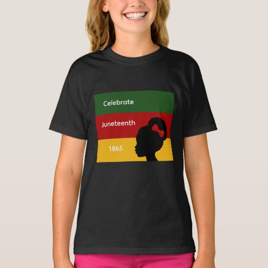 ジューンティーンス1865記念 女の子Tシャツ Tシャツ (正面)