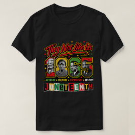 ジューンティーンス1865 ブラックヒストリー公民権指導者 Tシャツ