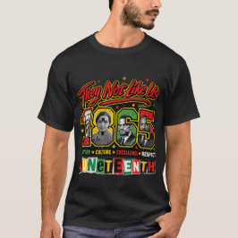 ジューンティーンス1865 ブラックヒストリー公民権指導者 Tシャツ