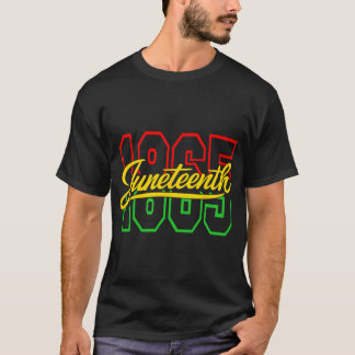 ジューンティーンス1865 女性 男性 子供 6月19日 1865 Fr Tシャツ