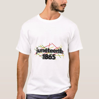ジューンティーンス1865 黒人の歴史 自由を祝う デ Tシャツ
