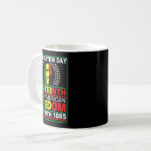 ジューンティーンス1865 黒人女性の独立記念日 コーヒーマグカップ (正面左)