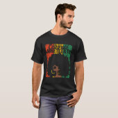 ジューンティーンス・アフリカン・カラーズを祝おう Tシャツ (正面フル)