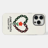 ジューンティーンス ハート型の壊れた鎖のデザイン iPhoneケース (裏面横)