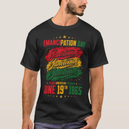 ジューンティーンス・フリーダムデイ・パン・アフリカン・ヘリテージ Tシャツ