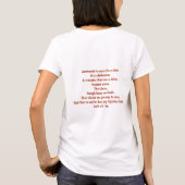 ジューンティーンス・フリーダム宣言両面デザイン Tシャツ (裏面)