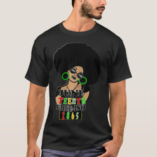 ジューンティーンス フリー・イッシュ 1865 アフロ ブッシュ アフリカ系アメリカ人 Tシャツ