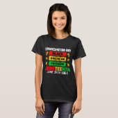 ジューンティーンス 解放記念日 ブラック 6月19日 1865年 Tシャツ (正面フル)