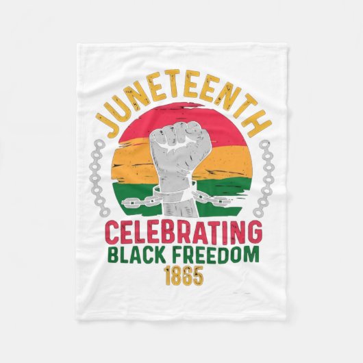 ジューンティーンス・黒人の自由を祝う 1865 フリースブランケット (正面)