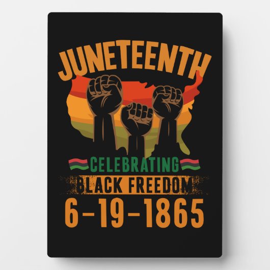 ジューンティーンス 黒人の自由を祝う 186 アフリカ系 フォトプラーク (正面)