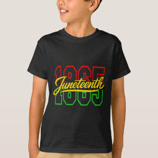ジューンティーンス 1865 女性 男性 子供 6月19日 1865 Fr Tシャツ