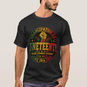 ジューンティーンス 1865 解放の日 Tシャツ (正面)