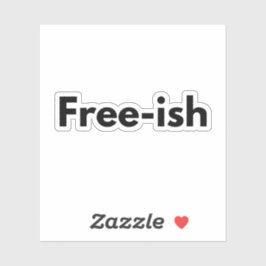 ジューンティーン フリー-ish ビニールステッカー シール