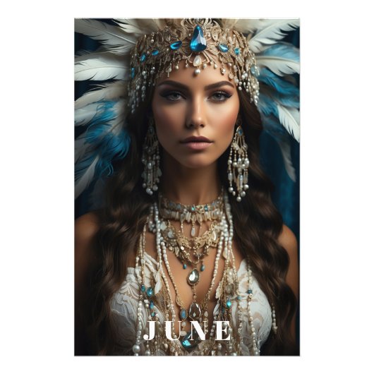 *~ジューンボホウーマン誕生日真珠AP53 フォトプリント (正面)