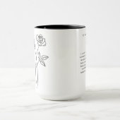 ジューンメイド・オブ・オーナー(花嫁付き添い人) | バラ誕生花 マグカップ (中央)