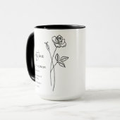 ジューンメイド・オブ・オーナー(花嫁付き添い人) | バラ誕生花 マグカップ (正面左)