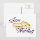 ジューン結婚ズ ポストカード (正面/裏面)