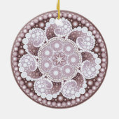 ジューン誕生石真珠マンダラオーナメント セラミックオーナメント (裏面)