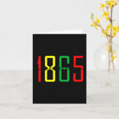 ジューン ティース 6月19日 1865年 自由の日 ジューン ティース C カード (黄色い花)