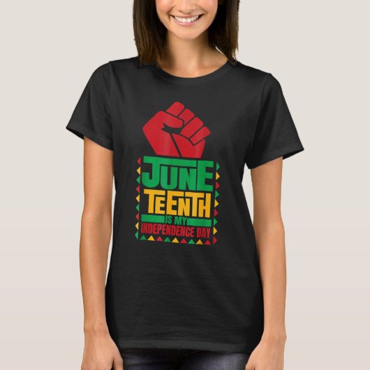 ジューン・ティーンが私の独立記念日 ジューン・ティーン Tシャツ (正面)