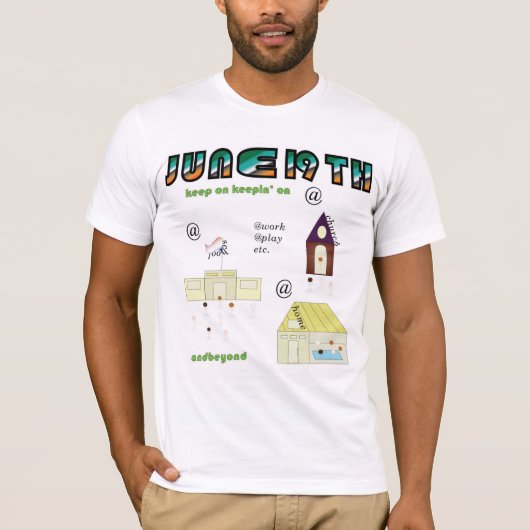 ジューン ティーンス おめでとう Tシャツ (正面)
