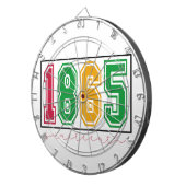 ジューン ティーンス - ブラックヒストリー ダーツボード (正面右)