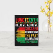 ジューン ティーン 語り継ぐ 黒人 歴史 M カード (黄色い花)