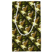 ジューン（昆虫）オオカバマダラ、モナークフラワー抱き枕 スモールペーパーバッグ (裏面)