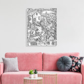 ジューン、羊の剪断、ジェミニ キャンバスプリント (インサイチュ (リビング))