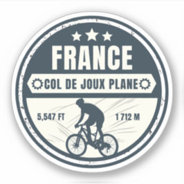 ジュー・プラーヌ峠 フランス アルプス 自転車ツアー シール