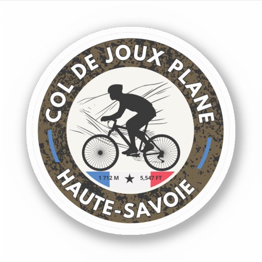 ジュー・プラーヌ峠 フランス アルプス 自転車 ツアー シール (正面)