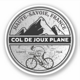 ジュー・プラーヌ峠 フランス アルプス 自転車 ツアー シール
