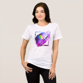 ジュ・ネ・セ・クワ Bright Colorful Chic トライブレンドTシャツ (正面全面)