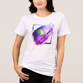 ジュ・ネ・セ・クワ Bright Colorful Chic トライブレンドTシャツ (正面)