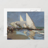 ジョアキンソロラ – ザビーチアットバレンシア ポストカード (正面/裏面)