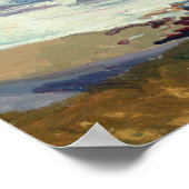 ジョアキンソロラ – マリアオンザビーチアットビアリッツ ポスター (角)