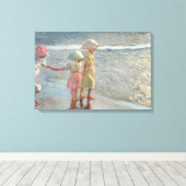 ジョアキンソローラ – The Three Sisters キャンバスプリント (インサイチュ (ウッドフロア))