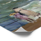 ジョアキン・ソロラ – サン・セバスチャンの波 ポスター (角)