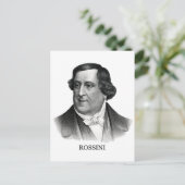 ジョアチノ・ロッシーニ、黒 ポストカード (スタンド正面)