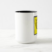 ジョアンのmiroの幸せな顔のマグ マグカップ (中央)