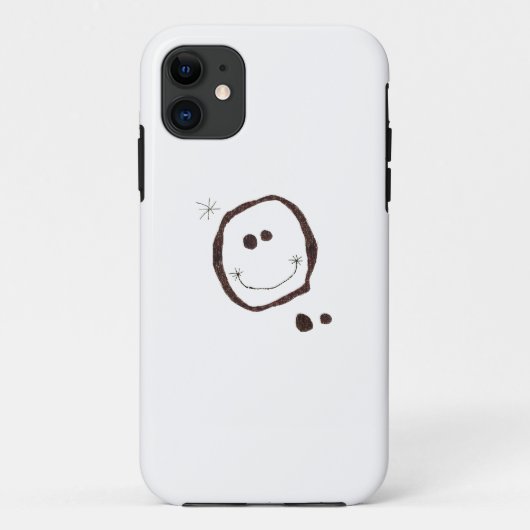 ジョアンのmiroの幸せな顔のiphoneの場合 Case-Mate iPhoneケース (裏面)