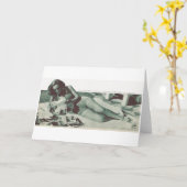 ジョアンクローフォード1933のフランス人の雑誌 カード (黄色い花)